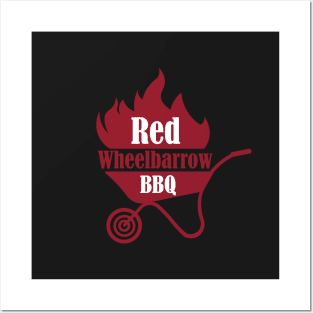 Red Wheelbarrow BBQ Posters and Art